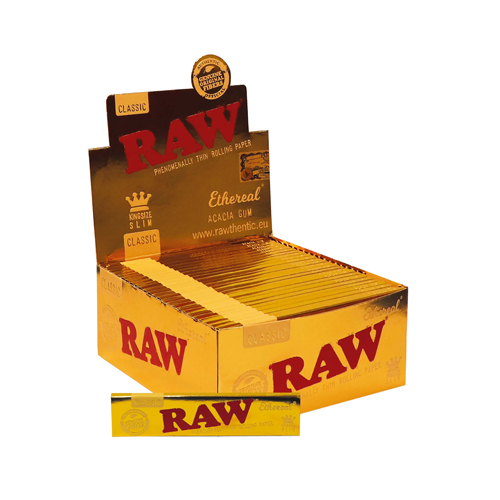 RAW KS Slim Papers “GOLD”, VE50, 32 Leaves-ZI51GOLD-Raw_4.jpg