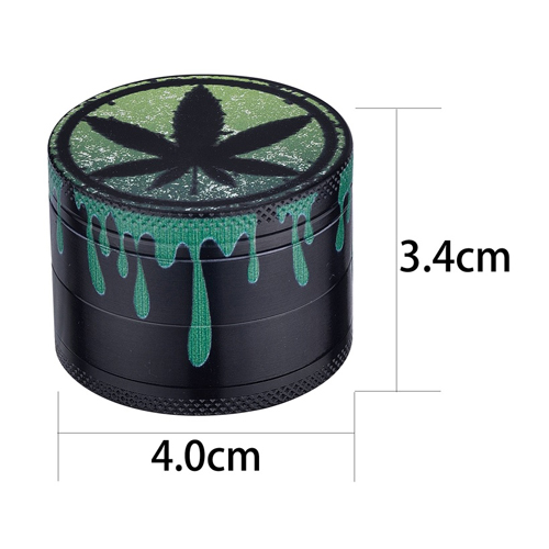 Metal Grinder, 40 mm Diameter, 4-piece, DRIPPING Leaf-WN44DRIP-Champ High_5.jpg