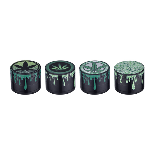 Metal Grinder, 40 mm Diameter, 4-piece, DRIPPING Leaf-WN44DRIP-Champ High_3.jpg