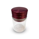 Aluminum Grinder 50 mm Ø With Stash Box, 2-piece-WN503STG-Bam Bam Bhole_4.jpg