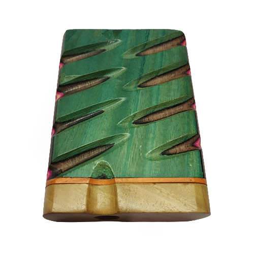 One Hitter, Wooden Dugout, Colored Pattern, 7.5cm-SB37-Bam Bam Bhole_3.jpg