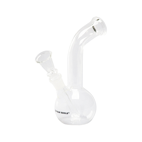 Glass Bong In Case - GW17K - 17 cm - 14.5 mm-GH17-Bam Bam Bhole_2.jpg