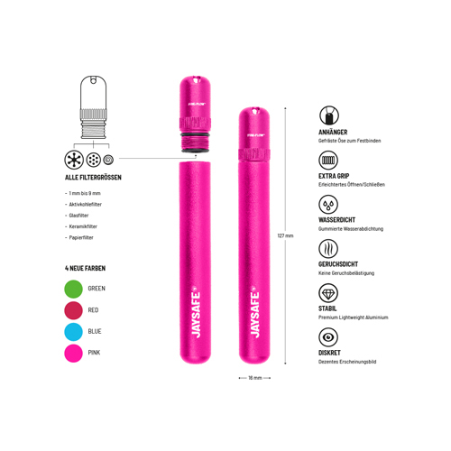 Aluminum Joint Sleeve PINK, Jaysafe®, 1 Piece-ALUJAY_PI-Jaysafe_2.jpg