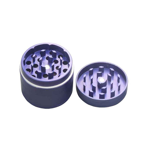 Aluminum Grinder BLUE, 50 mm Ø, 4-piece With Sieve, CNC-WN54B-Bam Bam Bhole_2.jpg