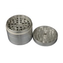 Aluminum Grinder, 63 mm Ø, 4-piece With Screen, CNC-WN634-Bam Bam Bhole_2.jpg