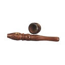 Wooden Pipe, approx. 13 Cm, Screw-on-MS1-Bam Bam Bhole_3.jpg