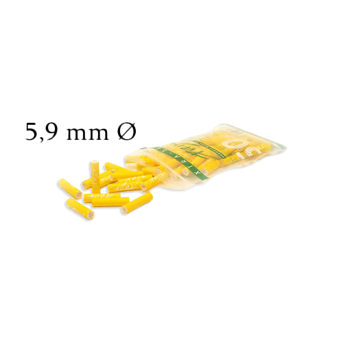 PURIZE Activated Carbon Filters Yellow 1x50, 5.9mmø, XTRA-ZU9SX50Y-PURIZE_4.jpg