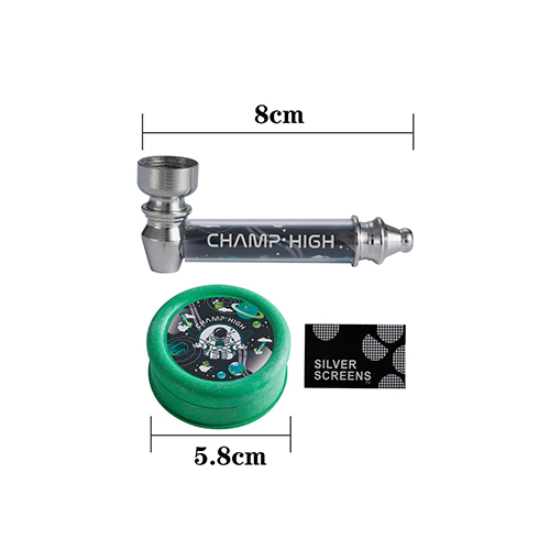 Metal Pipe 8 cm Long + Maxi Grinder + Screens-MP30-Champ High_2.jpg