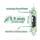 PURIZE Activated Carbon Filters Green 1x250, 5.9mmø, XTRA-ZU9SX250G-PURIZE_3.jpg