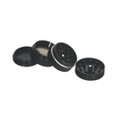 Aluminum Grinder, 4 Cm, 4 Parts, Black-WN44S-Bam Bam Bhole_2.jpg