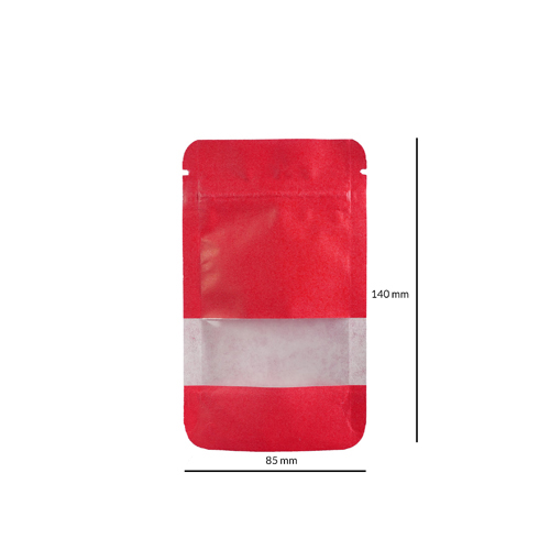 Kraft Paper RED, 140 X 85 Mm, PU50-KP1RD-Bam Bam Bhole_2.jpg