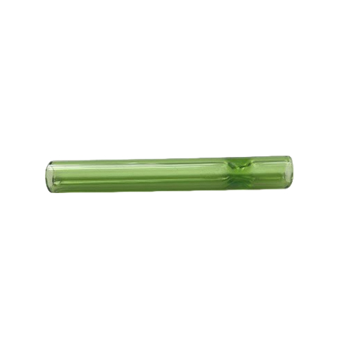Glass One-hitter, GREEN, Pack Of 10, 9 Cm, Cigarette Pipe-SSC10141GR-Bam Bam Bhole_2.jpg
