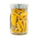 PURIZE Activated Carbon Filters 1x100, YELLOW In Glass Jar, 5.9mm-ZU9SX100Y-PURIZE_3.jpg