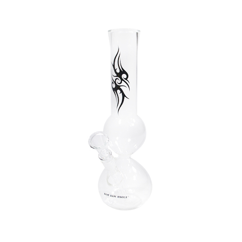 Glass Bong, 14.5 Cm, 28 Cm, Ice Bong, 42 mm Ø-GW80-Bam Bam Bhole_3.jpg
