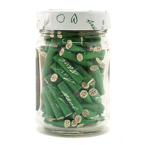 PURIZE Activated Carbon Filters 1x100, GREEN In Glass Jar, 5.9mm-ZU9SX100G-PURIZE_3.jpg