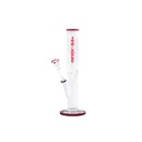 Glass Bong, 14.5, 33 Cm, Red Smoke, Ice, 42 mm Ø-GW37KFBR-Bam Bam Bhole_2.jpg