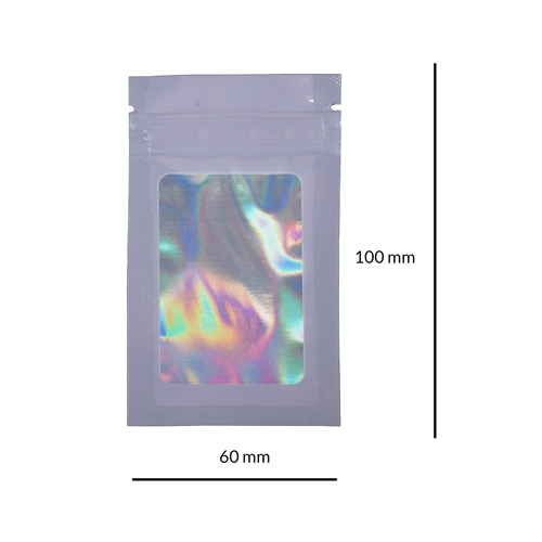 Mylar Bag WINDOW, 100 X 60 Mm, Pack Of 50, Purple-ZPHW1LIL-Bam Bam Bhole_2.jpg