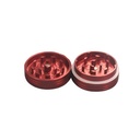 Aluminum Grinder, 4 Cm, 2-piece, Red-WN42R-Bam Bam Bhole_3.jpg