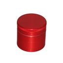 Aluminum Grinder, 4 Cm, 4 Parts, Red-WN44R-Bam Bam Bhole_2.jpg