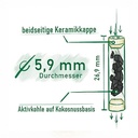 PURIZE Activated Carbon Filter Rainbow 1x50, 5.9mmø XTRA-ZU9SX50RAIN-PURIZE_4.jpg