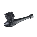 Wooden Pipe - Dark - 10 cm-WP17-Bam Bam Bhole_2.jpg