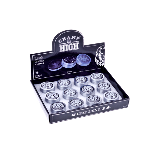 Metal Grinder, 40 mm Diameter, 3-piece, Sieve + Leaf-WN43LEAF-Champ High_3.jpg