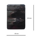 Mylar Bag 115 X 85 Mm, PU50, Black-MB11585BK-Bam Bam Bhole_2.jpg