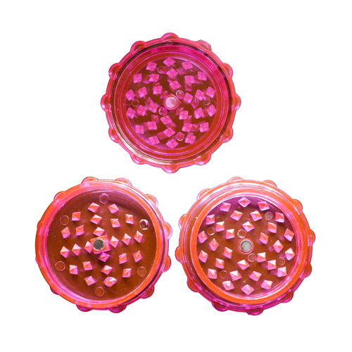 Acrylic Grinder With Magnet, 7.6 cm Ø-WN106FLO-Bam Bam Bhole_2.jpg