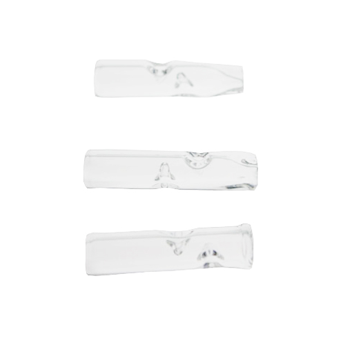 Set Of 3 Glass Mouthpieces, 30-35 mm Long-GM1-Bam Bam Bhole_2.jpg