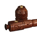 Wooden Pipe, approx. 13 Cm, Screw-on-MS8-Bam Bam Bhole_2.jpg