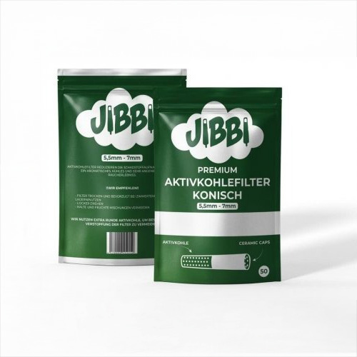 JIBBI Conical Activated Carbon Filters 1x50, 5.5-7mmø-JIBBI50-Jibbi_2.jpg