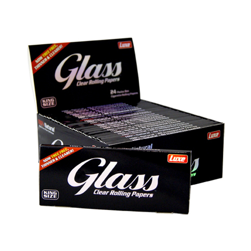 Glass Clear KS Rolling Papers, 24 Packsbox-ZI72-Glass_2.jpg