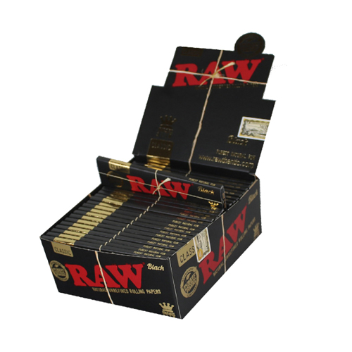 RAW BLACK KS Slim Papers, VE50, 32 Leaves-ZI51BL-Raw_5.jpg