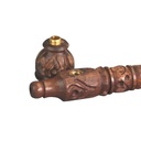 Wooden Pipe, approx. 15 Cm, Screw-on-MS12-Bam Bam Bhole_3.jpg