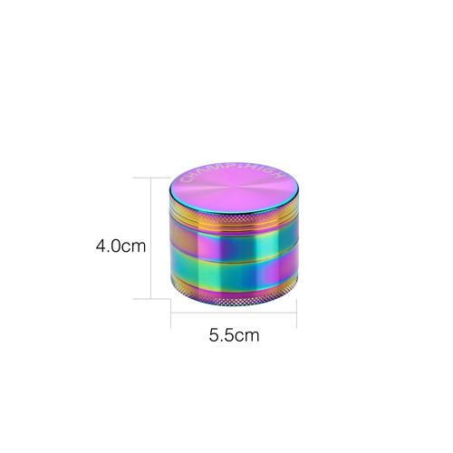 Metal Grinder, 55 mm Diameter, 4-piece, RAINBOW, 1 Piece-WN55RAIN-Champ High_4.jpg