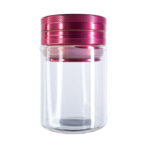 Aluminum Grinder 50 mm Ø With Stash Box, 2-piece-WN503STG-Bam Bam Bhole_4.jpg