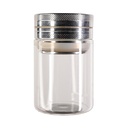 Aluminum Grinder 50 mm Ø With Stash Box, 2-piece-WN503STG-Bam Bam Bhole_2.jpg