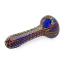 Glass Hand Pipe, Glass Bubble Pipe With Gold Fuming-SSC10015-Bam Bam Bhole_2.jpg