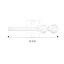 Glass Pipe, 2 Ball Oil Pipe With 1 Ring, 14 cm-SSC10125-Bam Bam Bhole_2.jpg