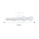 Glass Pipe, 2 Ball Oil Pipe With 3 Rings, 14 cm-SSC10126-Bam Bam Bhole_2.jpg