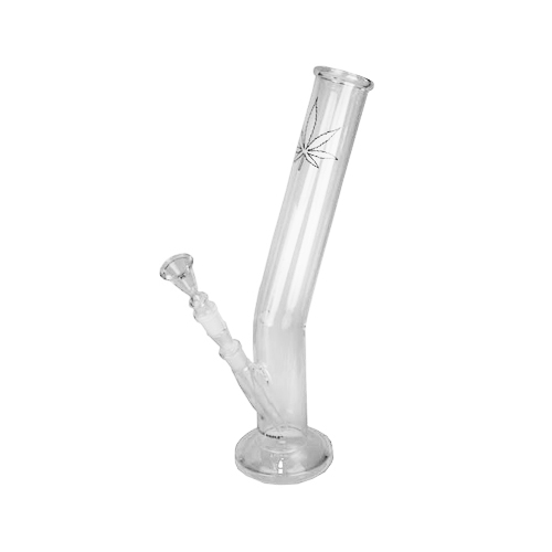 GLASS BONG, 18.8 Mm, 40 Cm, Round Base, 55 mm Ø-GW46AR-Bam Bam Bhole_2.jpg