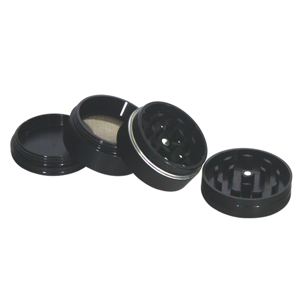 Alu-Grinder-4cm-4 Part-Schwarz