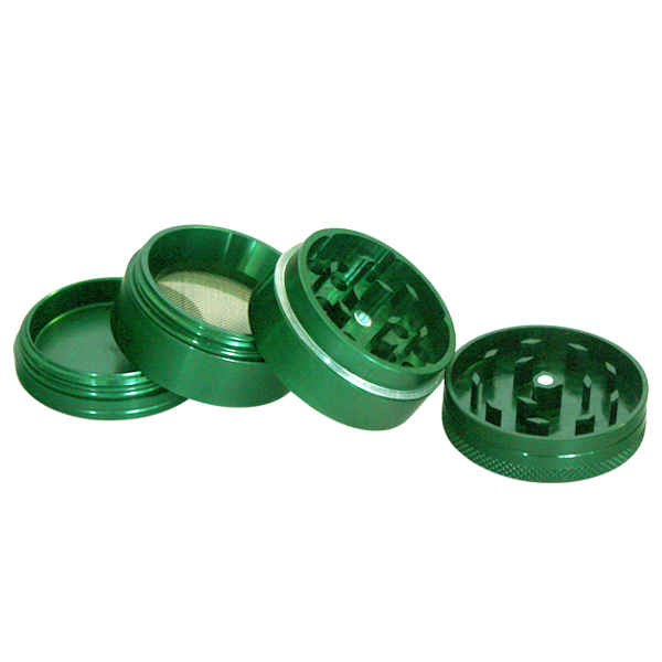 Alu-Grinder-4cm-4 Part-grün