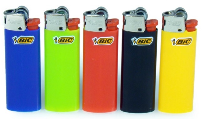 BIC Einweg Feuerzeuge, Mini, bunt, VE 50