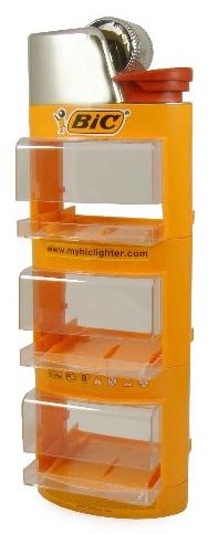 BIC Lighter Shape Display