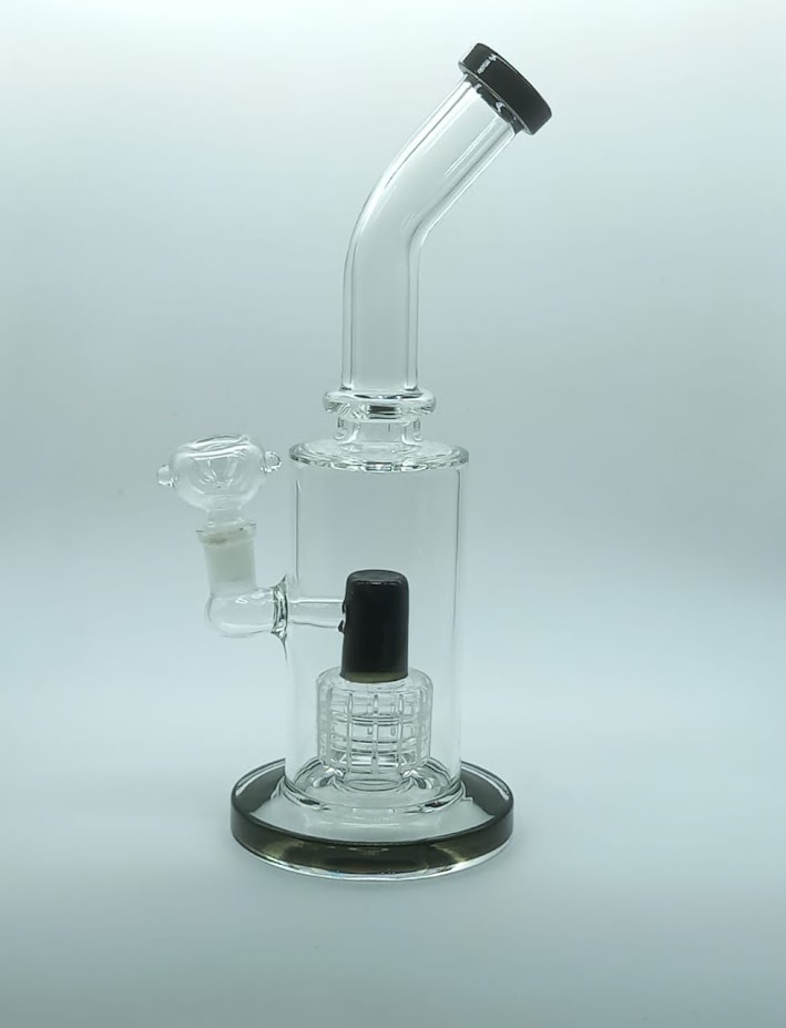 Black Bong, Single Shower Percolator Bong, 25cm