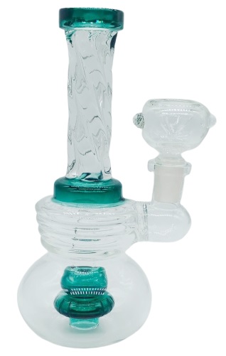 Bong mit gedrehtem Hals, 15cm