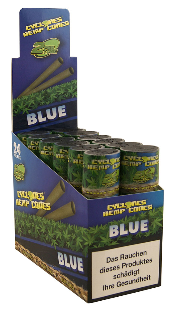 CYCLONES Hemp Cones Blue-12/2