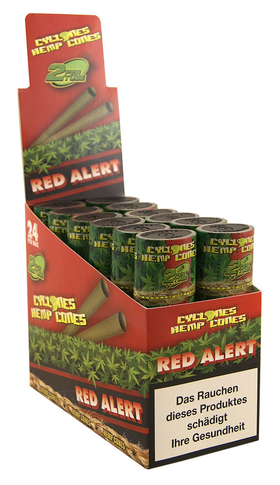 CYCLONES Hemp Cones Red Alert-12/2