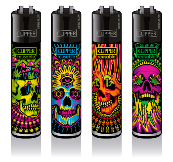 Clipper Classic TRIPPY SKULLS, VE48